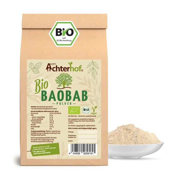 vom Achterhof BIO Baobab Pulver 250g