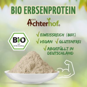 vom Achterhof BIO Erbsenprotein 250g – Bild 4