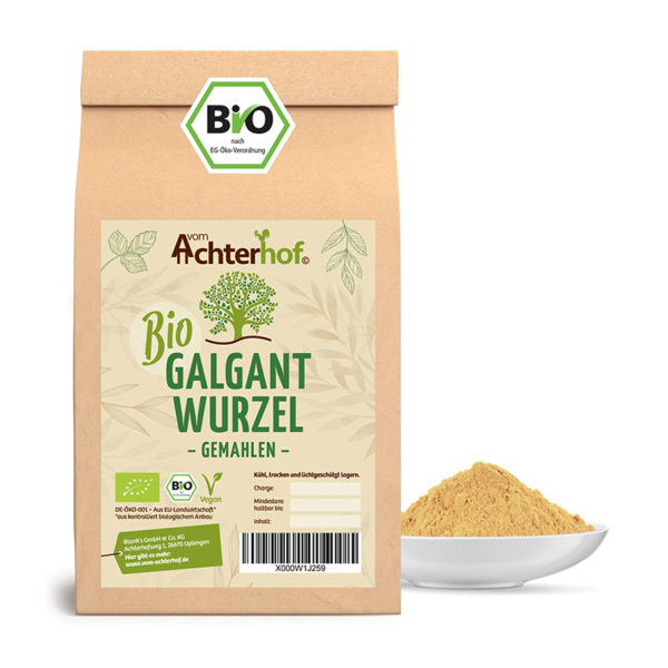 vom Achterhof BIO Galgantwurzel Pulver 100g