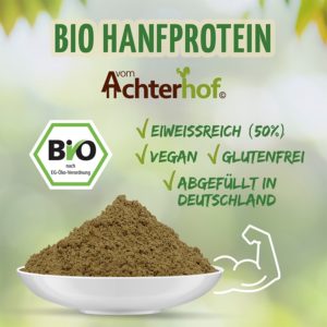 vom Achterhof BIO Hanfprotein 250g – Bild 4