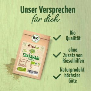 vom Achterhof BIO Shatavari Pulver 100g – Bild 2