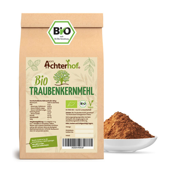 vom Achterhof BIO Traubenkernmehl 500g