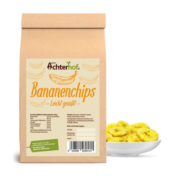 vom Achterhof Bananenchips 500g